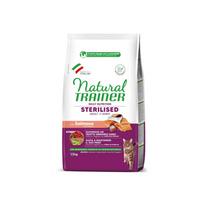 Natural Trainer Cat Adult Sterilised su lašiša sausas maistas katėms