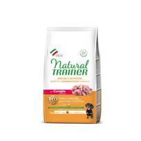 Natural Trainer Sensitive No Gluten Mini sausas pašaras mažų veislių suaugusiems šunims su triušiena