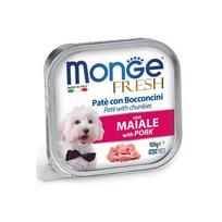 Monge Fresh konservai suaugusiems šunims su kiauliena 100 g