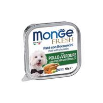 Monge Fresh konservai suaugusiems šunims su vištiena ir daržovėmis 100 g