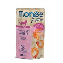 Monge Natural konservai suaugusioms katėms su tunu ir krevetėmis želė 80 g