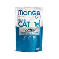 Monge Grill konservai senjorėms katėms su skumbre 85 g