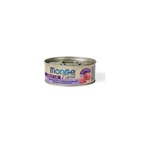 Monge Natural konservai suaugusioms katėms su gelsvauodegiu tunu, vištiena ir jautiena 80 g