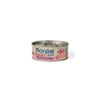 Monge Natural konservai suaugusioms katėms su gelsvauodegiu tunu, vištiena ir krevetėmis 80 g