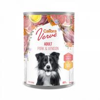 Calibra Dog Verve GF Adult Pork - Venison konservas suaugusiems šunims su kiauliena ir elniena, 400 g