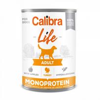 Calibra Dog Life Adult Turkey with Apples konservas suaugusiems šunims su kalakutiena ir obuoliais, 400 g