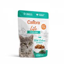 Calibra Cat Life Pouch Sterilised Salmon in Gravy konservas sterilizuotoms katėms su lašiša padaže, 85 g