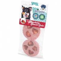 BLUE TREE Strawberry Cheesie Cake natūralus skanėstas šunims su kalciu, 50 g