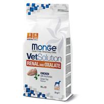 Monge VetSolution Renal and Oxalate sausas dietinis pašaras šunims su vištiena