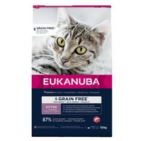 Eukanuba Grain Free sausas maistas kačiukams su lašiša