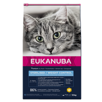 Eukanuba Weight Control sausas maistas sterilizuotoms katėms su vištiena