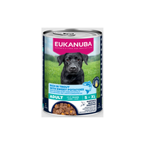 Eukanuba konservuotas maistas šunims su upėtakiu ir batatais, 400 g