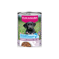 Eukanuba konservuotas maistas šuniukams su upėtakiu ir batatais, 400 g