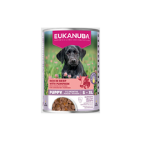 Eukanuba konservuotas maistas šuniukams su jautiena ir moliūgais, 400 g