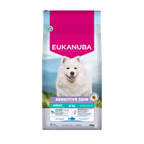 Eukanuba Special Care Sensitive skin sausas maistas šunims su žuvimi