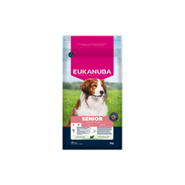 Eukanuba Life Care Senior sausas maistas mažų ir vidutinių veislių senyviems šunims su ėriena ir ryžiais, S/M