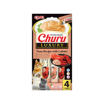 Churu Luxury kreminis skanėstas su tunu ir omarais katėms, 4 vnt.