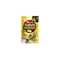 Churu Tidbits skanėstai su vištiena ir Dashi sultiniu katėms, 3 vnt.