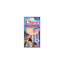 Churu kreminis skanėstas šunims su lašiša ir krevetėmis 4vnt.