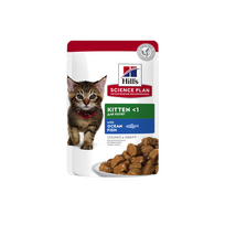 Hill's SP Feline Kitten Ocean Fish 12x85 g (kačiukams su žuvimi, konservai)