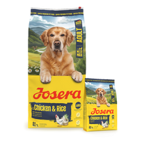 Josera sausas pašaras vidutinių ir didelių veislių šunims su vištiena ir ryžiais, 12,5 kg