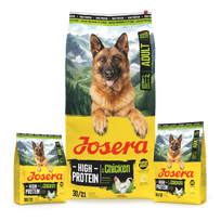 Josera High Protein Chicken sausas pašaras šunims su paukštiena