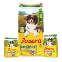 Josera begrūdis sausas pašaras šunims su antiena ir bulvėmis, 12,5 kg