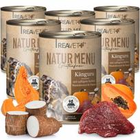 ReaVET konservai šunims su kengūriena, moliūgais, maniokos šaknimis ir papajais 0,800g