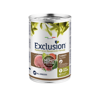 Exclusion Mono Protein Mediterraneo konservuotas pašaras šunims su kalakutiena 400 g