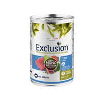 Exclusion Mono Protein Mediterraneo konservuotas pašaras šunims su tunu 400 g