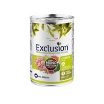 Exclusion Mono Protein Mediterraneo konservuotas pašaras šunims su vištiena 400 g