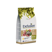 Exclusion Mono Protein Mediterraneo sausas pašaras vidutinių veislių šunims su ėriena 12kg