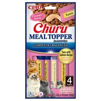 Churu Meal topper skanėstas katėms maistui gardinti su tunu ir lašiša 4 vnt.