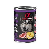ALPHA SPIRIT  Konservas Su Ėriena Ir Kriaušėmis 400g 6vnt
