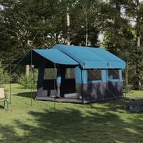 Family Tent for 4 Persons Blue and Grey 324 x 255 x 230 cm