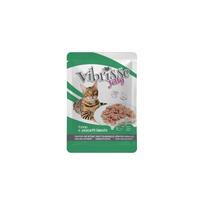 VIBRISSE konservai katėms su tunu ir mailiumi želatine 70g (18vnt)