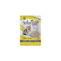 VIBRISSE konservai kačiukams vištienos krūtinėlė želatinoje 70g (18vnt)