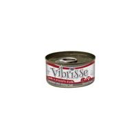 VIBRISSE konservai katėms vištiena/vištienos kumpis padaže 70g (12vnt)