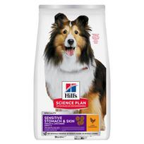 Hill's SP Canine Sensitive Stomach - Skin (vidutinių veislių suaugusiems šunims jautriam skrandžiui ir odai)