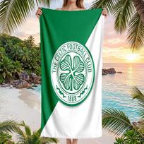Celtic FC print Quick Dry Beach Towel Microfiber Absorbent Portable Travel Swimming Towel 70cmx140cm(27x55inch)