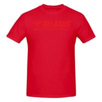 Funny Belarus Tractor Unisexs Printed Tshirt Unisex T Shirtkawaii S red