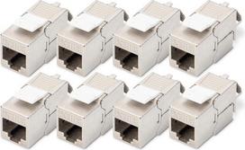 Digitus Keystone Jack Cat6A/RJ45->LSA geschirmt 500MHz   8St