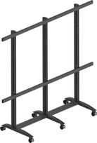 Edbak Floor stand | TRV400.006 Videoconferencing trolley for Samsung | Height adjustment | 130 " | Maximum weight (capacity) 200 kg | Black