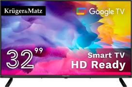 Kruger & Matz Telewizor Kruger&Matz 32" HD Google TV 5.0,  DVB-T2/S2/T/C   H.265 HEVC