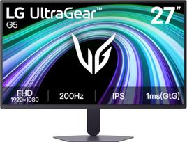 LG 27G523B-B UltraGear G5 | 27 " | IPS | FHD | 16:9 | 200 Hz | 1 ms | 27 pixels | 300 cd/m² | HDMI ports quantity 2
