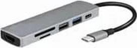 Logilink USB-C HUB, HDMI, PD, Kartenleser, USB 3.2 GEN 1x1