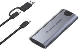 No Name CONCEPTRONIC SSD GehĂ¤use M-Key M.2->M/B+M-Key/USB-C3.2    gr