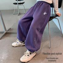 Hello Kitty Kuromi Collaboration Girls' Jogger Pants 140 violetinė