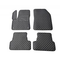 Kilimėliai QuiltyMats PEUGEOT 3008 2017-2024 (4 vnt.), Black-Gray /13-14