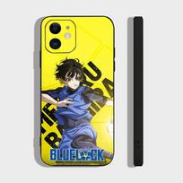 Anime B-Blue Lock For IPhone 17 Air 16 15 14 13 12 11 Pro Black Soft Cover Phone Case IPHONE 11PRO yellow